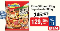 SUPERFRESH PİZZA SLİMMO KİNG 600 G fiyat ve kampanya bilgisi
